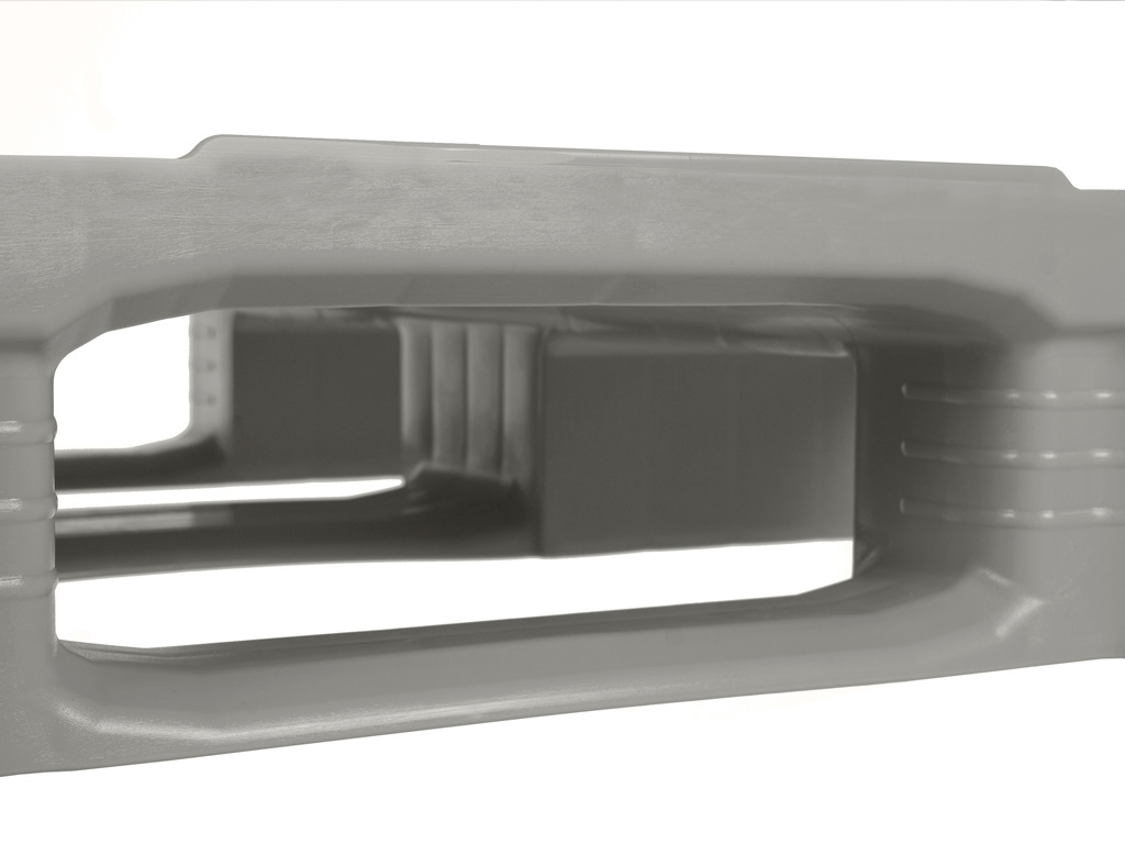 Hygienische pallet 1200 x 800 gesloten dek 3 onderlatten heavy - Qph1208hp3rr cdg sterke aanbindingen - QPH1208HP3RR-CDG