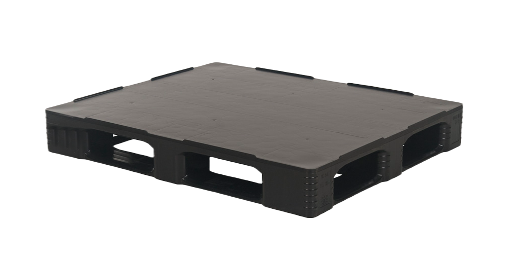 Pallet in plastica 1200 x 1000 ponte chiuso 5 listelli heavy - Qph1210hr5rr cd 1 - QPH1210HR5RR-CD