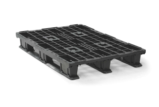 Kunststof pallet 1200 x 800 open dek  3 onderlatten - 2 qp1208lb3rr - 2.QP1208LB3RR
