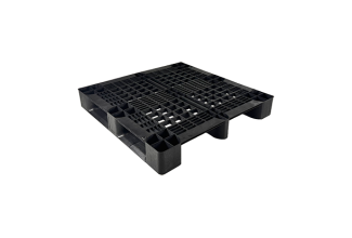 Pallet in plastica 1100 x 1100 ponte aperto  3 listelli medium - Img 4917 qpall 1 - QP1111MB3R-SSB