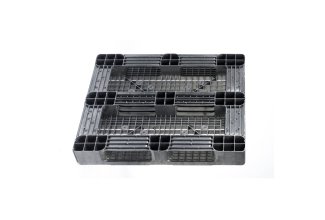 Pallet in plastica 1200 x 1000 ponte aperto  5 listelli heavy - Kunststof pallet 1000 1200 3 qp1210hr5rr b - 3.QP1210HB5RR