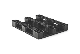 Pallet in plastica 1220 x 1020 ponte aperto  3 listelli medium - Kunststof pallet 1000 1200 40 48 qp4048mb a b d scaled - QP4048MB3RR