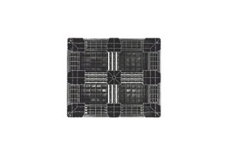 Pallet in plastica 1220 x 1020 ponte chiuso 6 listelli medium - Kunststof pallet 1000 1200 40 48 qp4048mr cd a rvb scaled - QP4048MB6RR-CD