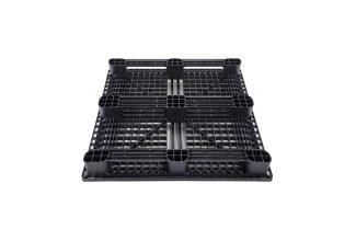 Kunststof pallet 1200 x 1200 open dek  3 onderlatten medium - Kunststof pallet 1200 1200 qp1212mr3rr 1 - QP1212MB3RR