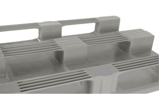 Pallet in platica alimentare e igienici 1200 x 1000 ponte chiuso 3 listelli heavy - Kunststof pallet 800 1200 qph1208hp3rr cdg b 1 - QPH1210HP3RR-CDG