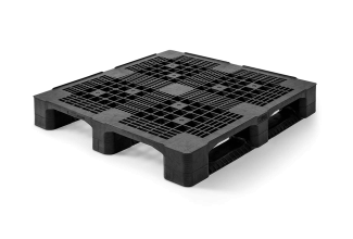 Pallet in plastica 1100 x 1100 ponte aperto  3 listelli heavy - Qp1111hb3rr - QP1111HB3RR
