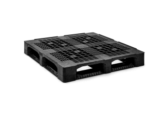 Pallet in plastica 1100 x 1100 ponte aperto  6 listelli heavy - Qp1111hb6rr - QP1111HB6RR