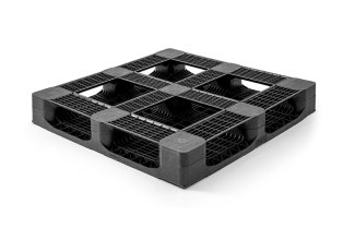 Pallet in plastica 1100 x 1100 ponte chiuso 6 listelli heavy - Qp1111hx6rr cd 3  - QP1111HB6RR-CD