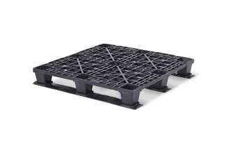 Pallet in plastica 1100 x 1100 ponte aperto  3 listelli light - Qp1111lb3rr - QP1111LB3RR