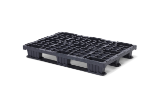 Kunststof pallet 1200 x 800 open dek  3 onderlatten light - Qp1208lb3rr - QP1208LB3RR