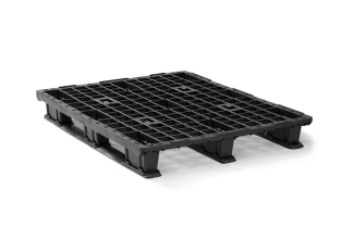Kunststof pallet 1200 x 1000 open dek  3 onderlatten light - Qp1210lb3rr 1 - QP1210LB3RR