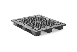 Kunststof pallet 1300 x 1100 open dek 3 onderlatten heavy - Qp1311hb3rr - 2.QP1311HB3R-S
