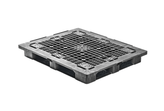 Kunststof pallet 1300 x 1100 open dek  6 onderlatten heavy - Qp1311hx6rr min 1 - 2.QP1311HB6R-S