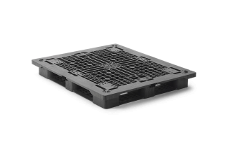 Kunststof pallet 1300 x 1100 open dek  6 onderlatten medium - Qp1311mb6rr - QP1311MB6R-S