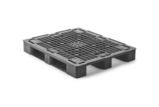 Pallet in plastica 1220 x 1020 ponte aperto  3 listelli medium - Qp4048mb3rr - QP4048MB3RR